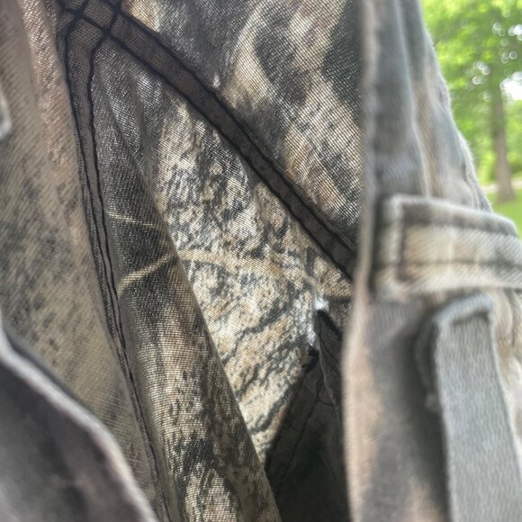 Vintage 90s Mossy Oak Break Up 38x31 Baggy Carpenter Streetwear Distressed Pants - Picture 3 of 6
